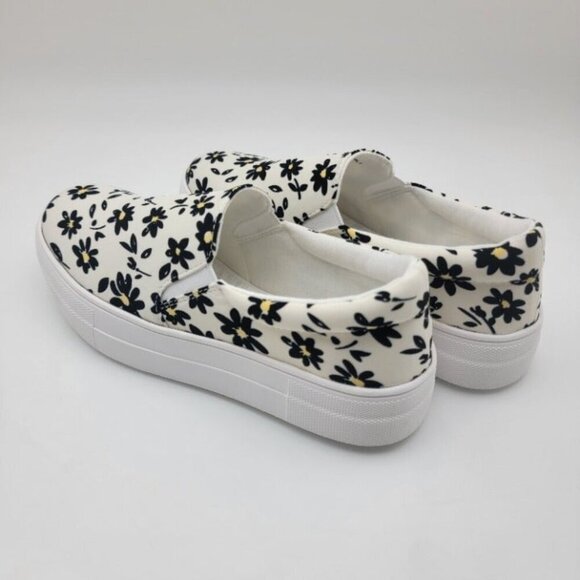 BUY ONE GET ONE FREE Soda Hike Slip-on Fashion Sneaker Daisy Beige - Picture 4 of 5